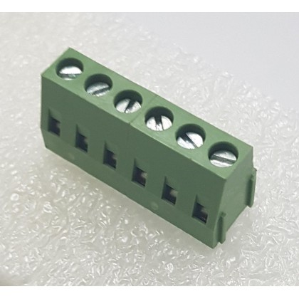 50 Pcs 3-Pole Screw Terminal Block Connectors - 2.54mm Pitch, 3 Pin, PCB Mount