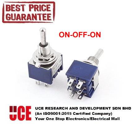 DPDT INTERRUPTEUR À Bascule à 3 Positions AC 250V 15A E-TEN1322 EUR 6