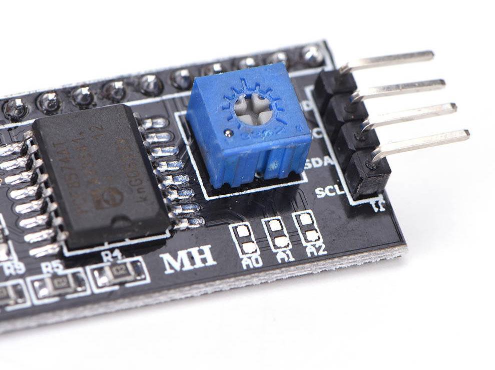 HiLetgo 1602 LCD Display Modul Mit I2C/SPI-Schnittstelle – Blau Hinterleuchtet, 2 Stück, Für Arduino